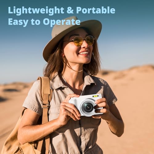 48MP 4K Digital Camera with 16X Zoom and Flip Screen A49517
