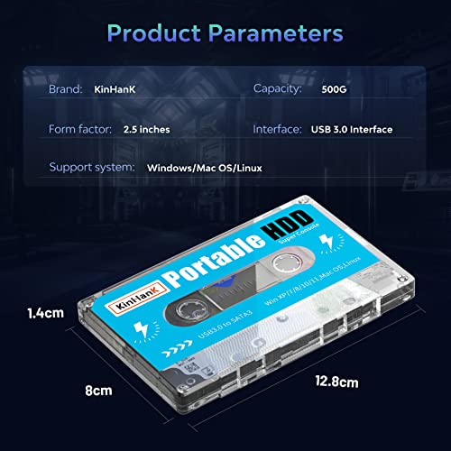 500G Portable Game Drive with 110,000+ Games T962