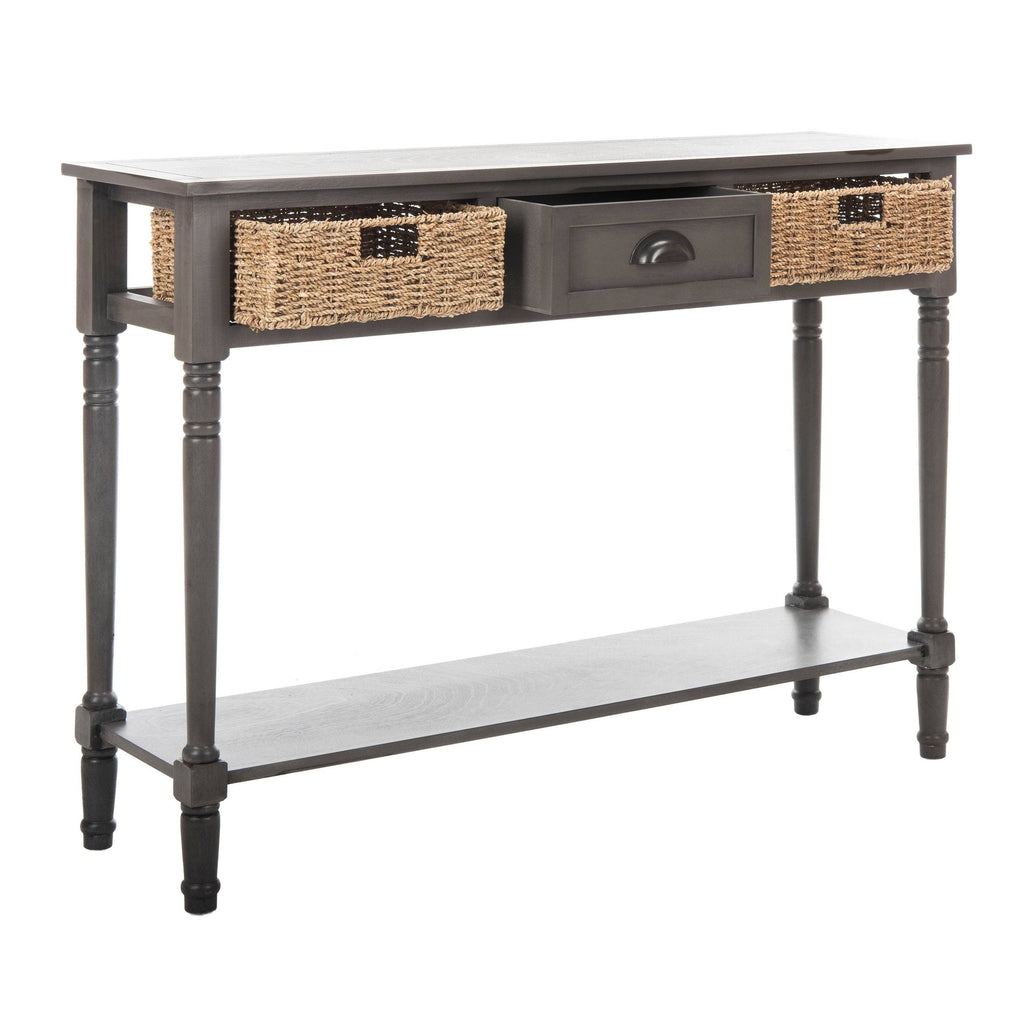 Wicker Console Table with Storage U54950