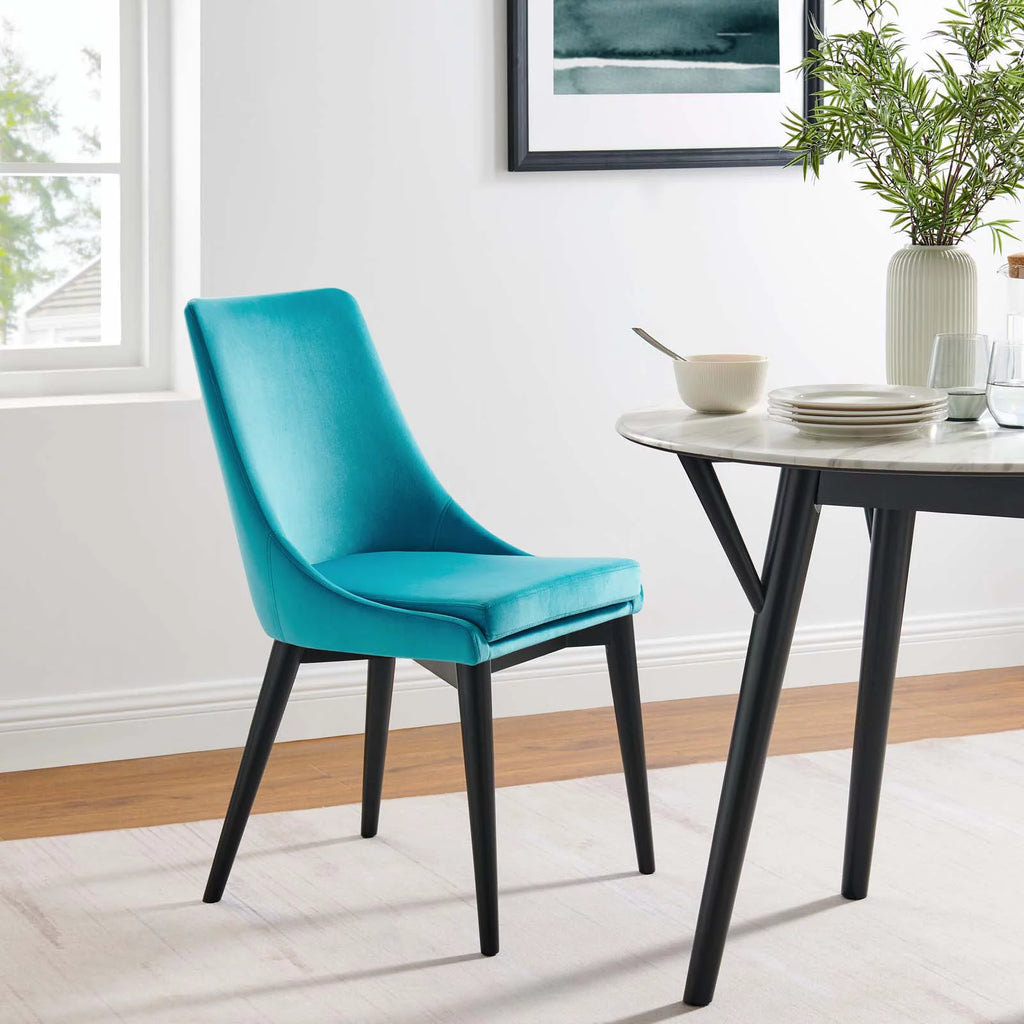 Modern Performance Velvet Dining Chair O7819