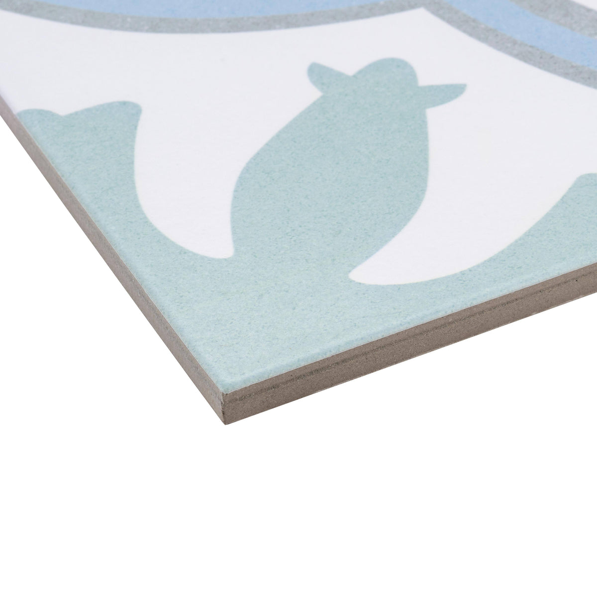 Aqua Encaustic Porcelain Floor and Wall Tile G19887