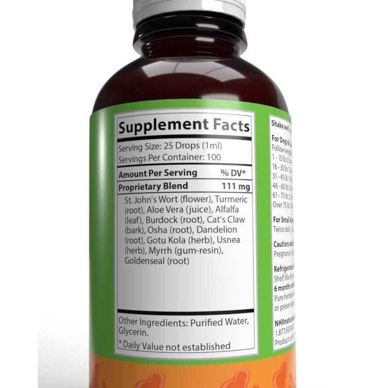 Natural Herbal Support for Pets I9963