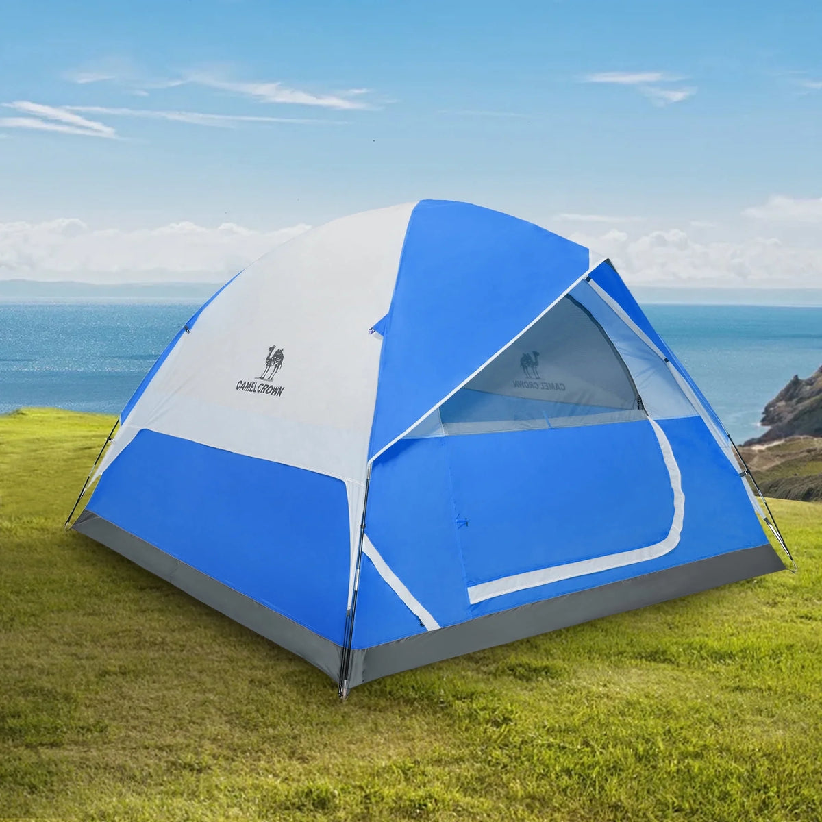 3-4 Person Waterproof Lightweight Dome Camping Tent with Carry Bag Z5302