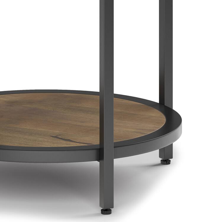 18x22 Metal Round Accent Side Table B95517