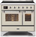 Antique White Induction Range with Electric Oven E167