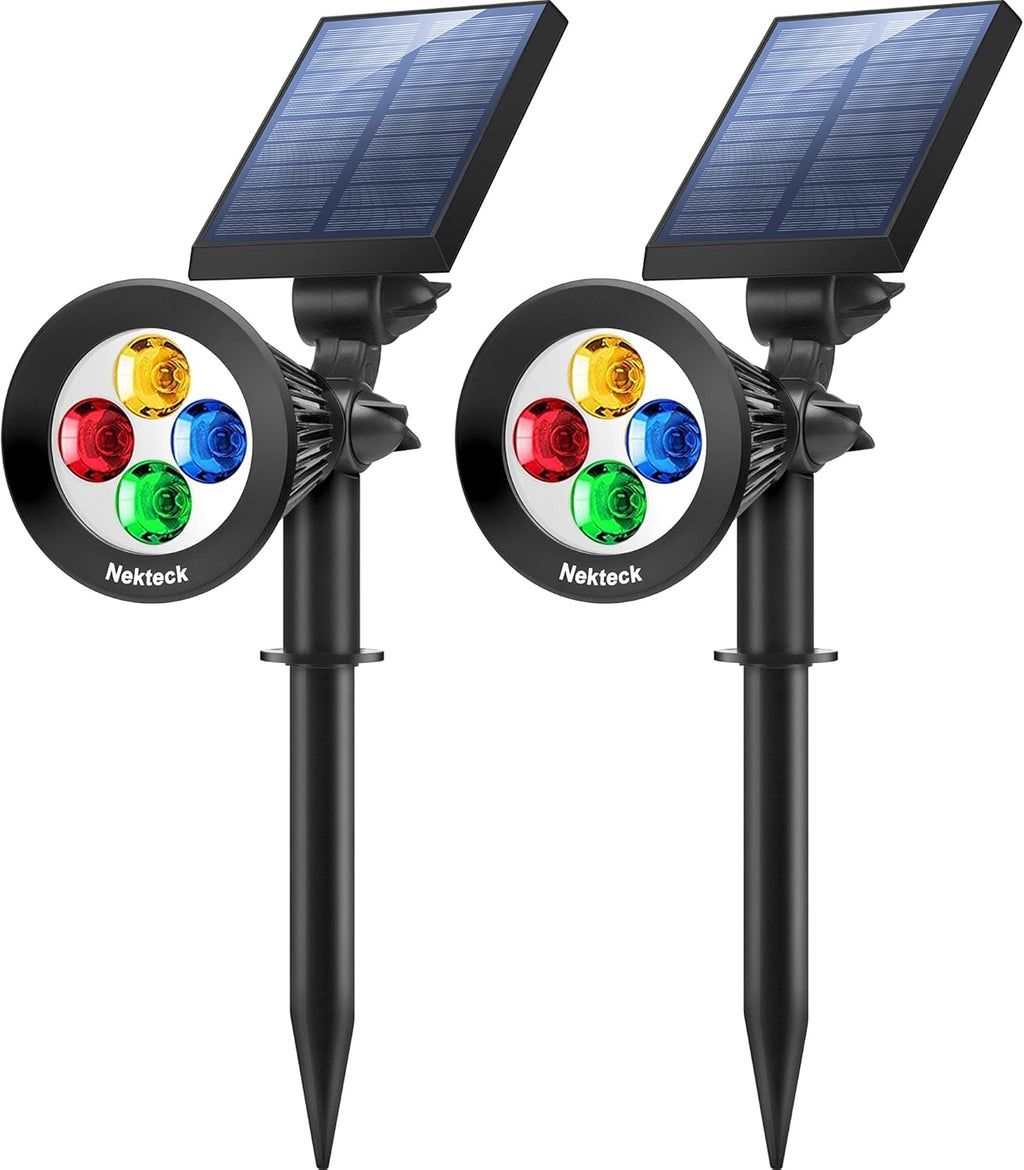 6 Pack Warm White Solar Spot Lights U903