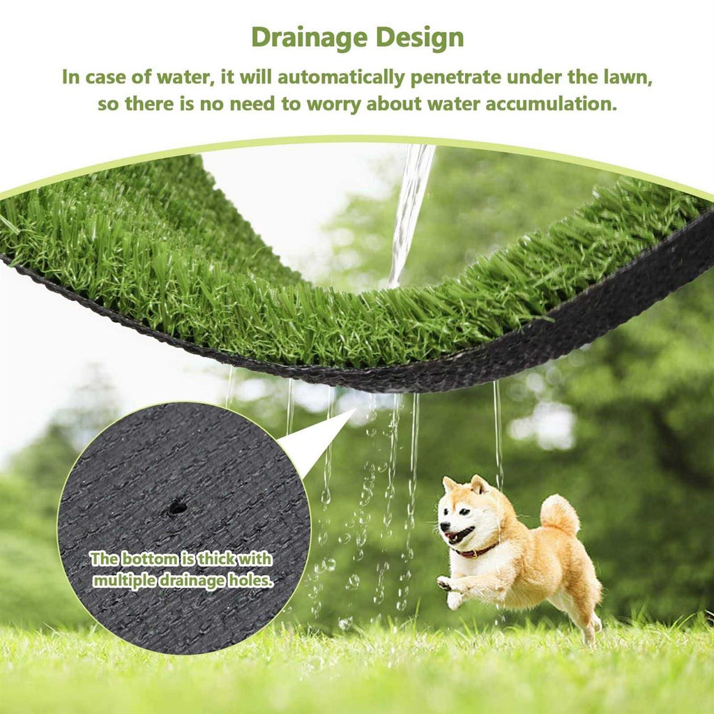 39.4 x 31.5 Inches Washable Artificial Grass Rug V406