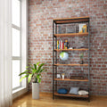 5-Tier Rustic Wood Bookcase J412167