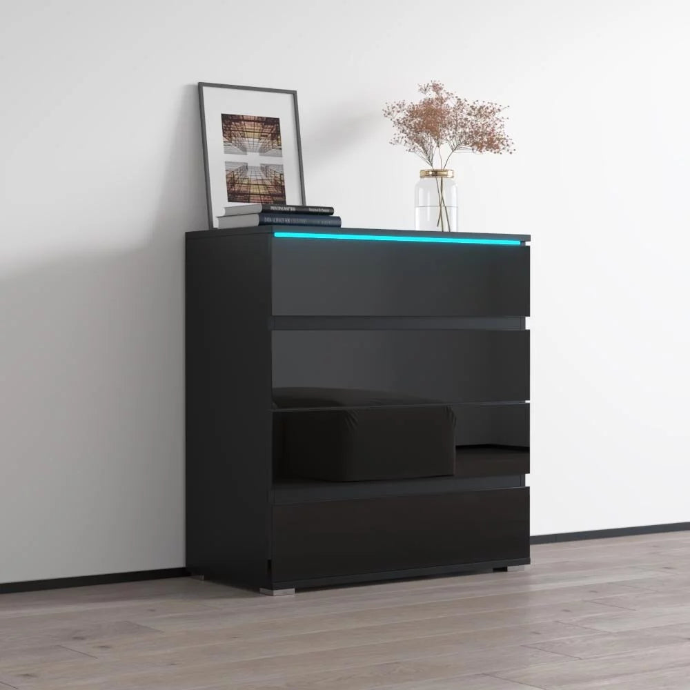 Black Modern Dresser L56372