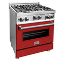 30 in. Gas Range with Red Matte Door E918959