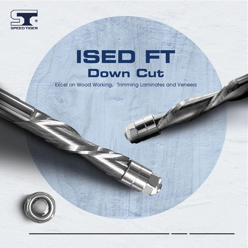 1/4” Diameter Carbide Spiral Flush Trim Bit A18976