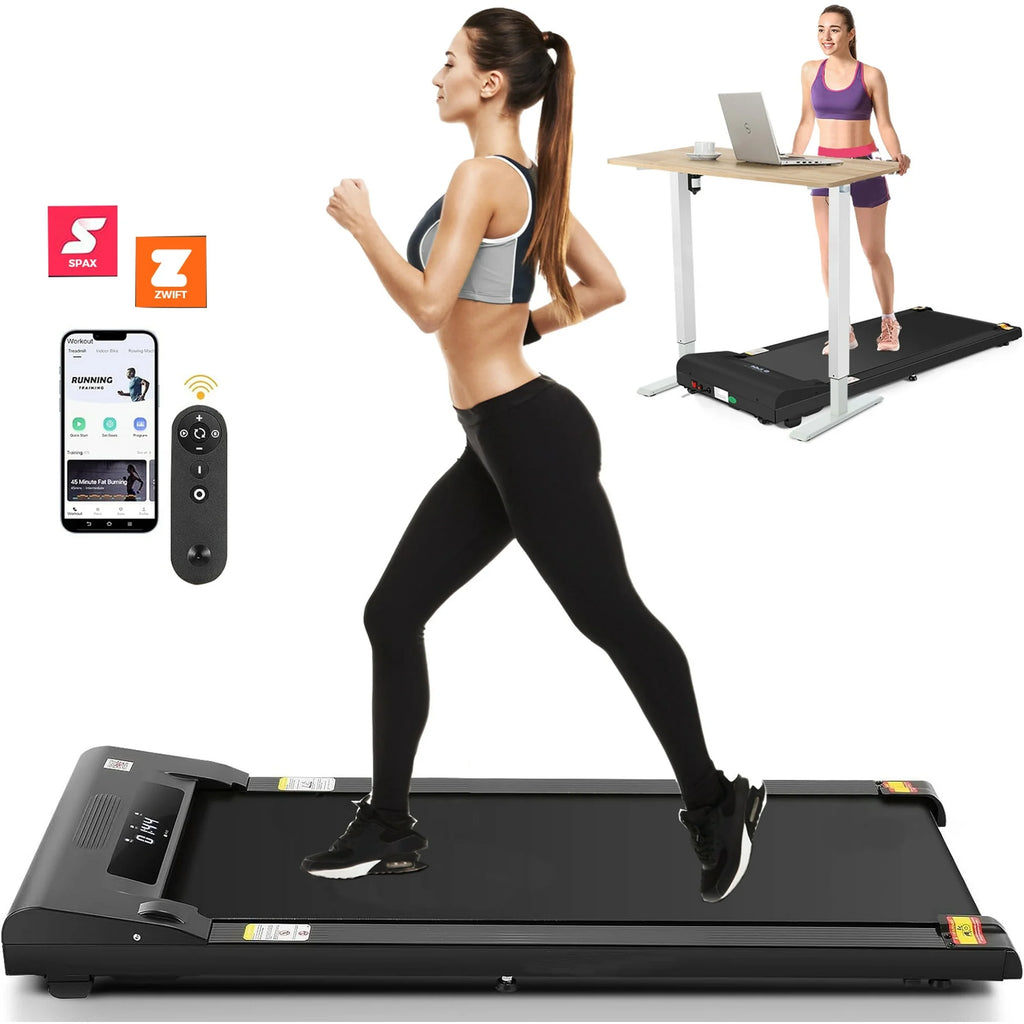 2.5HP Slim Compact Under Desk Treadmill with LED Display R8052
