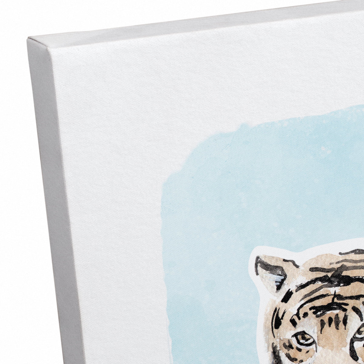 Watercolor Tiger Canvas Wall Art D6672