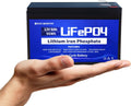 12V 8Ah LiFePO4 Lithium Iron Phosphate Battery Pack of 2 Q231