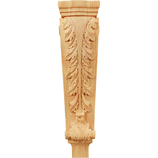 Red Oak Extra Large Acanthus Pilaster Corbel A494961