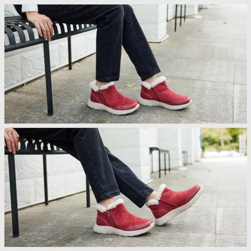 Women's Winter Ankle Fur Lined Boots N191