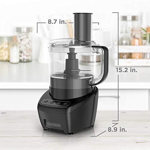 3-in-1 8-Cup Food Processor, Black F45580