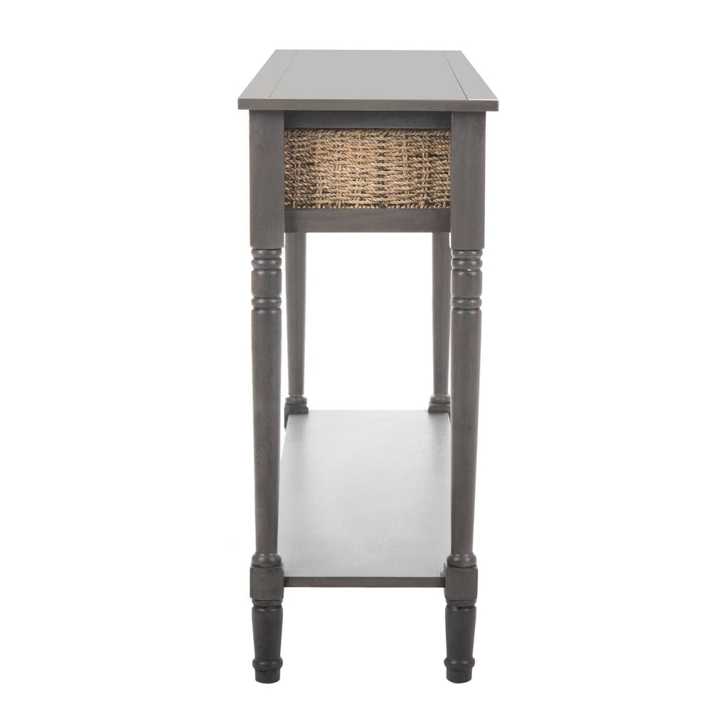 Wicker Console Table with Storage U54950