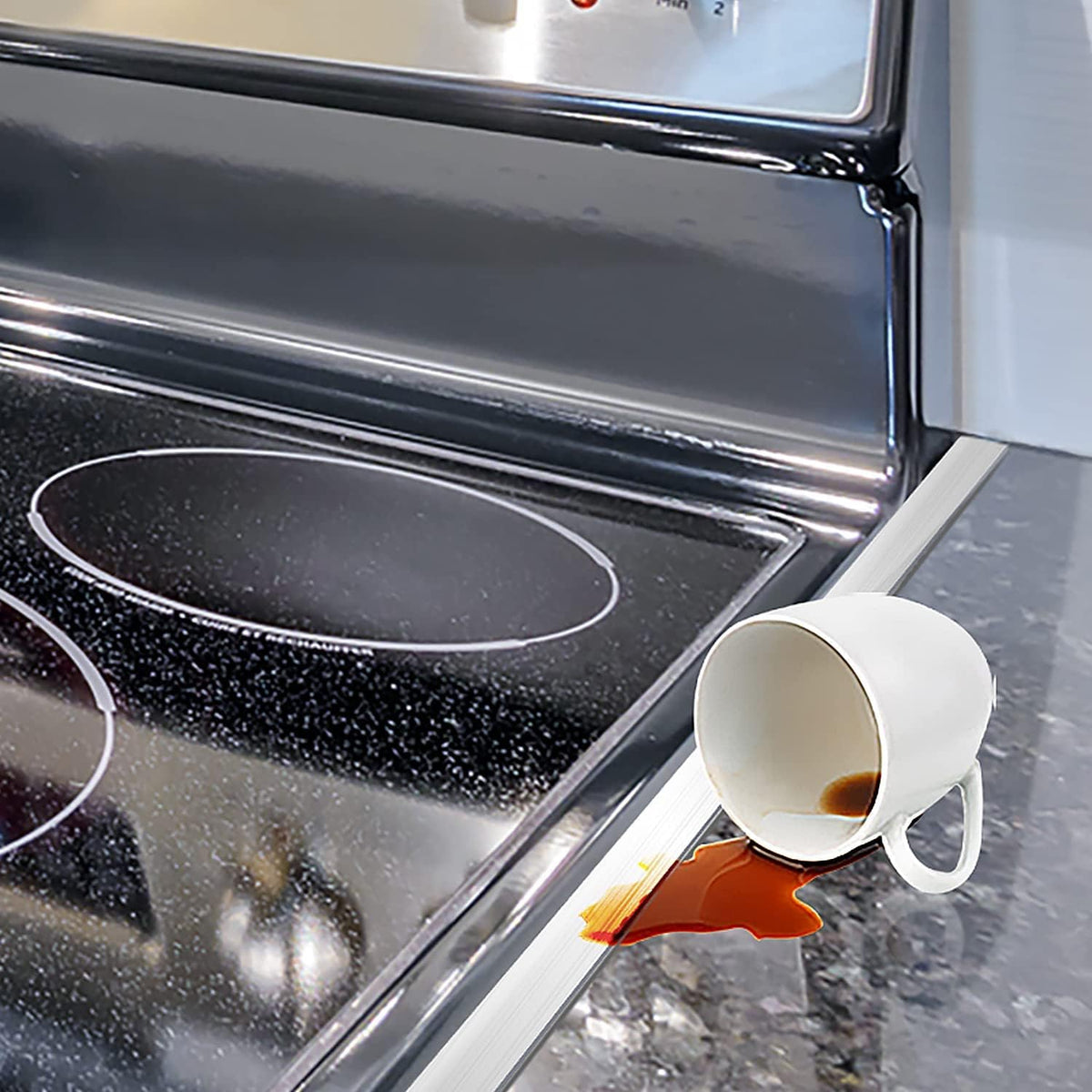 Stainless Steel Stove Gap Cover (2 pcs) J24065