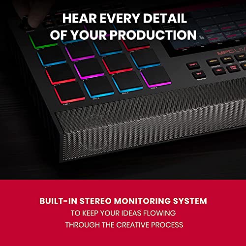 Battery Powered Drum Machine, Sampler and Beat Maker With Speakers, Drum Pads, Synth Engines and Touch Display Q533