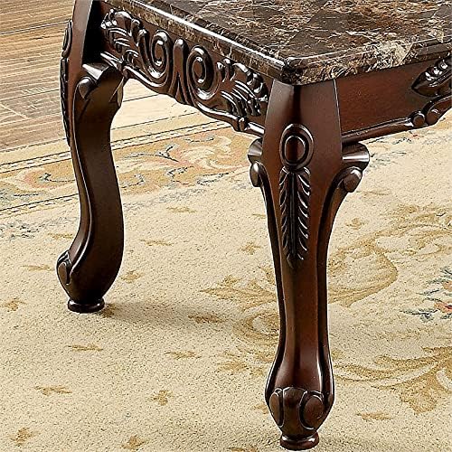 3-Piece Coffee Table Set in Dark Oak and Brown E922460