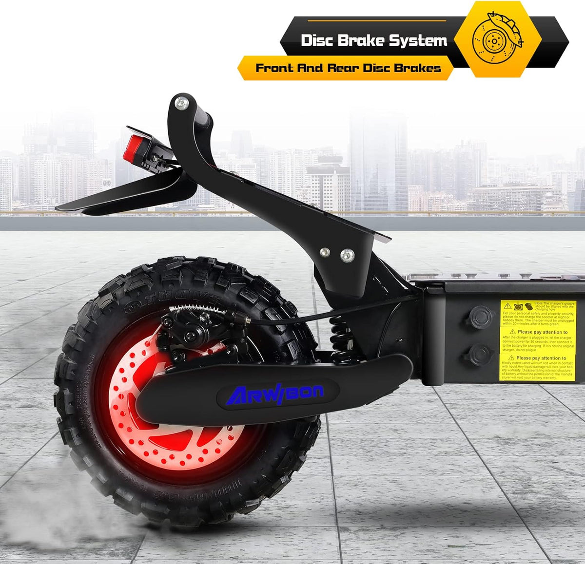 2500W 11 inch Pneumatic Tire Foldable Electric Scooter F23427