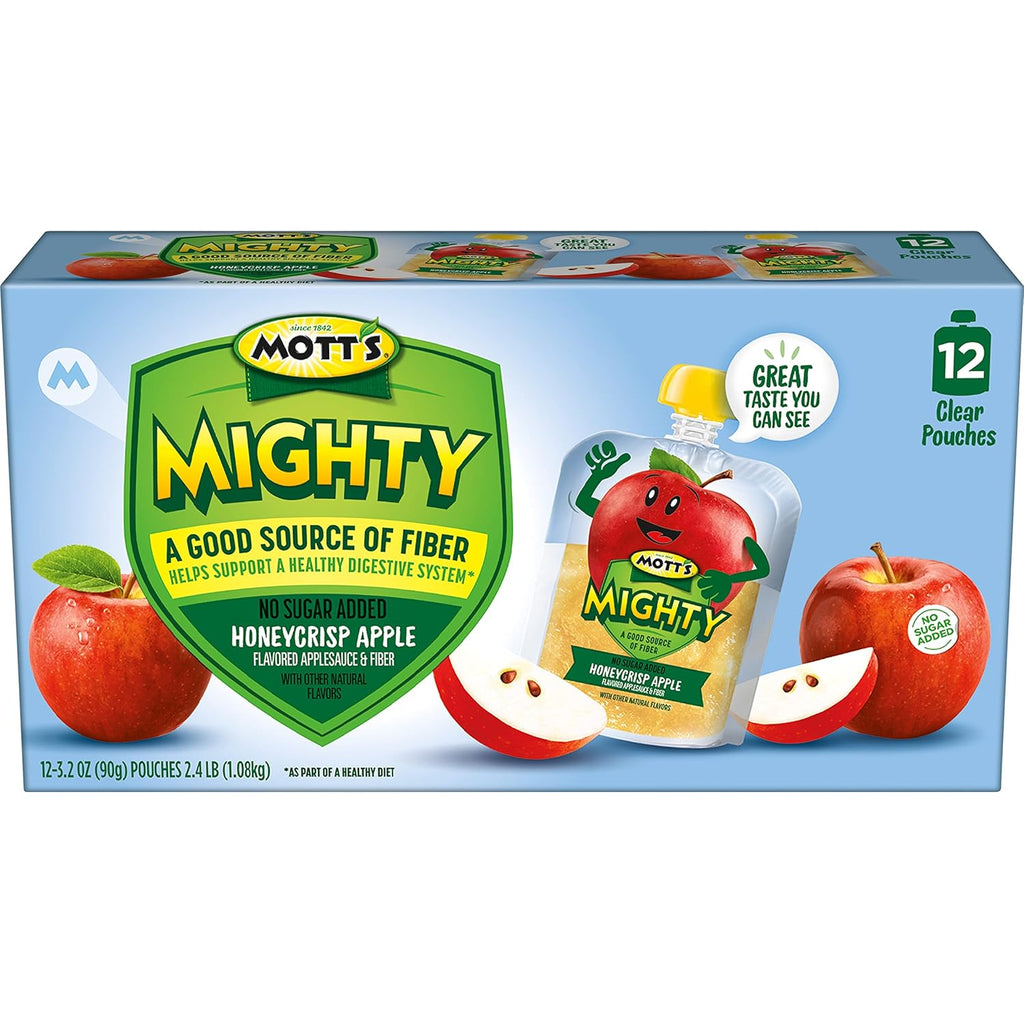 12 Pack 3.2 Oz Honeycrisp Apple Applesauce Pouches N857621