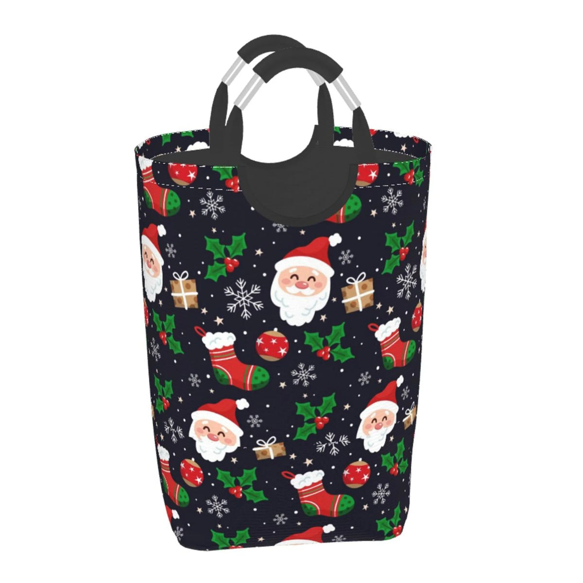 Snowflake Rectangular Collapsible Laundry Basket with Handles F368612