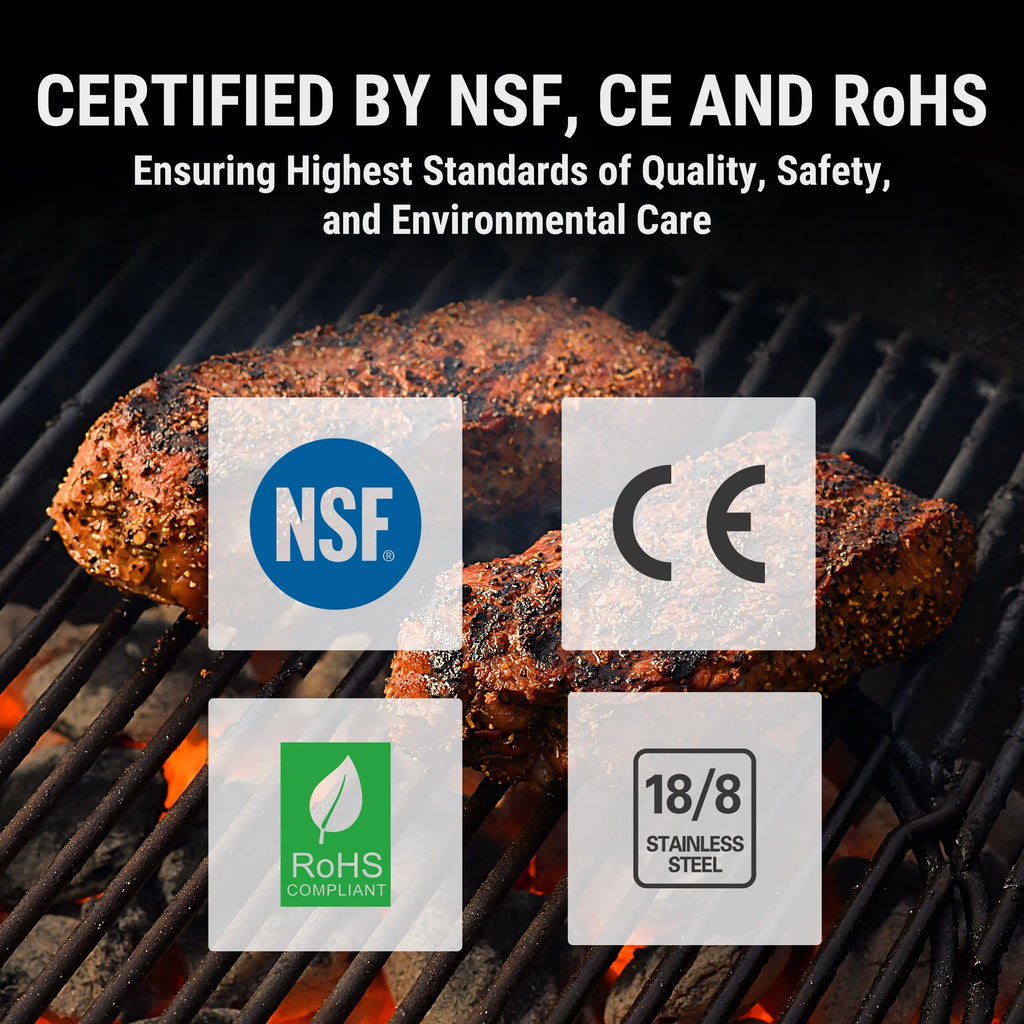 500FT Wireless Meat Thermometer with 4 Probes R428138