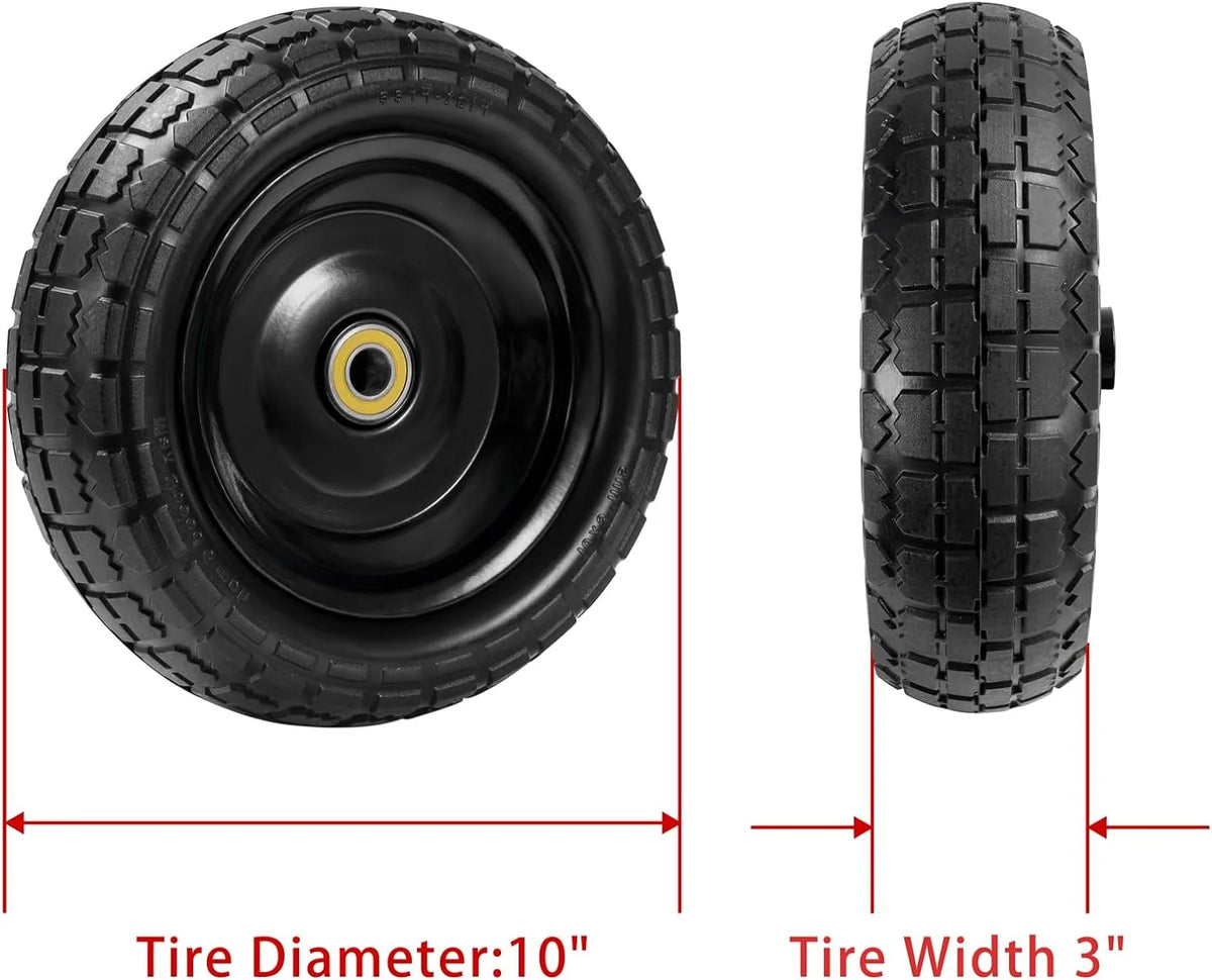 10 Inch Replacement Tire and Wheel, 2 Pack B719198