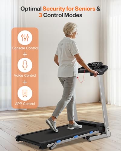 Folding Treadmill with Incline, 3.0 HP, 350 lbs Weight Capacity, 7.6 MPH I205696