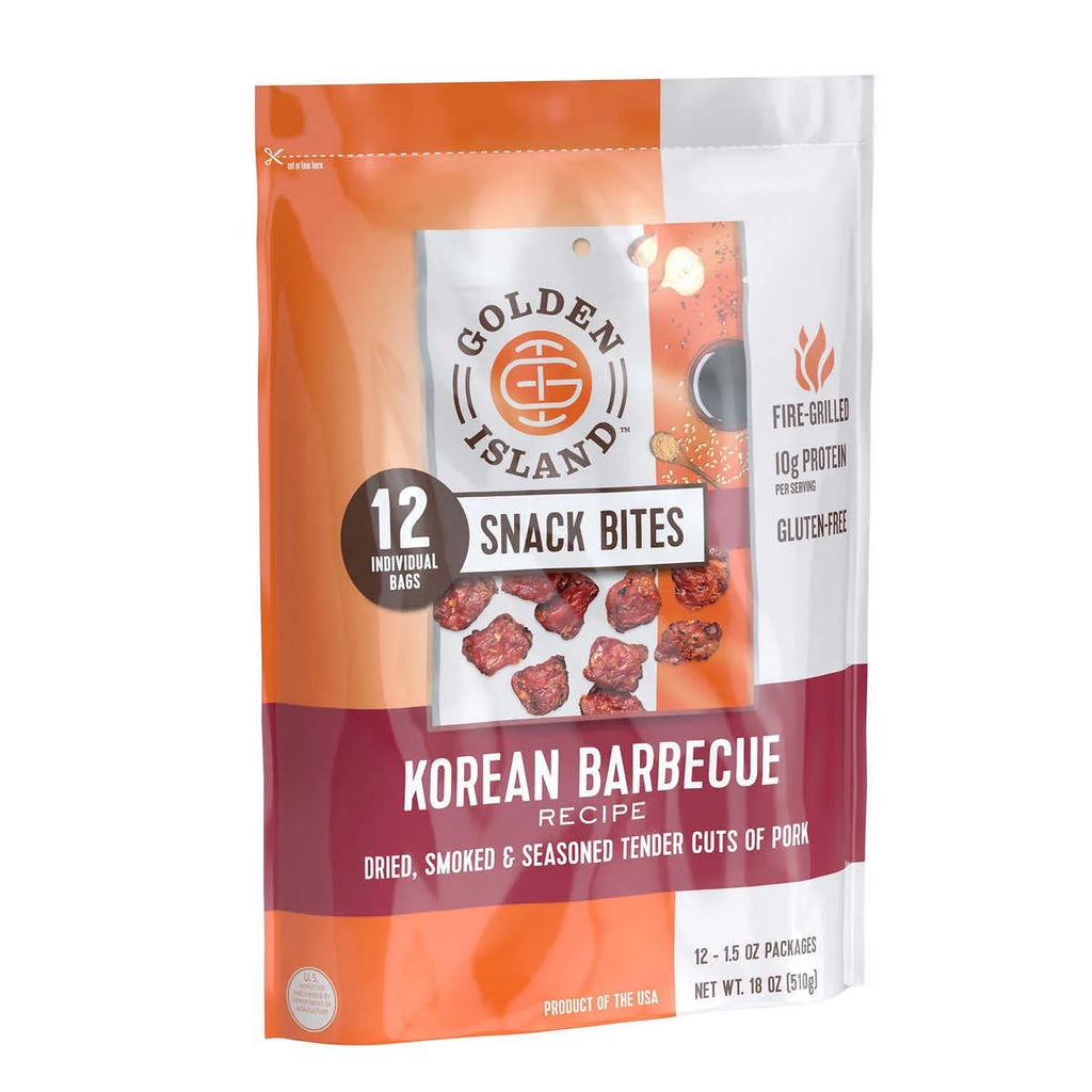Pork Snack Bites Korean Barbecue 1.5 Ounce (12 Count) H916