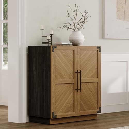 Sideboard Buffet Cabinet with Doors and Adjustable Shelves C75264