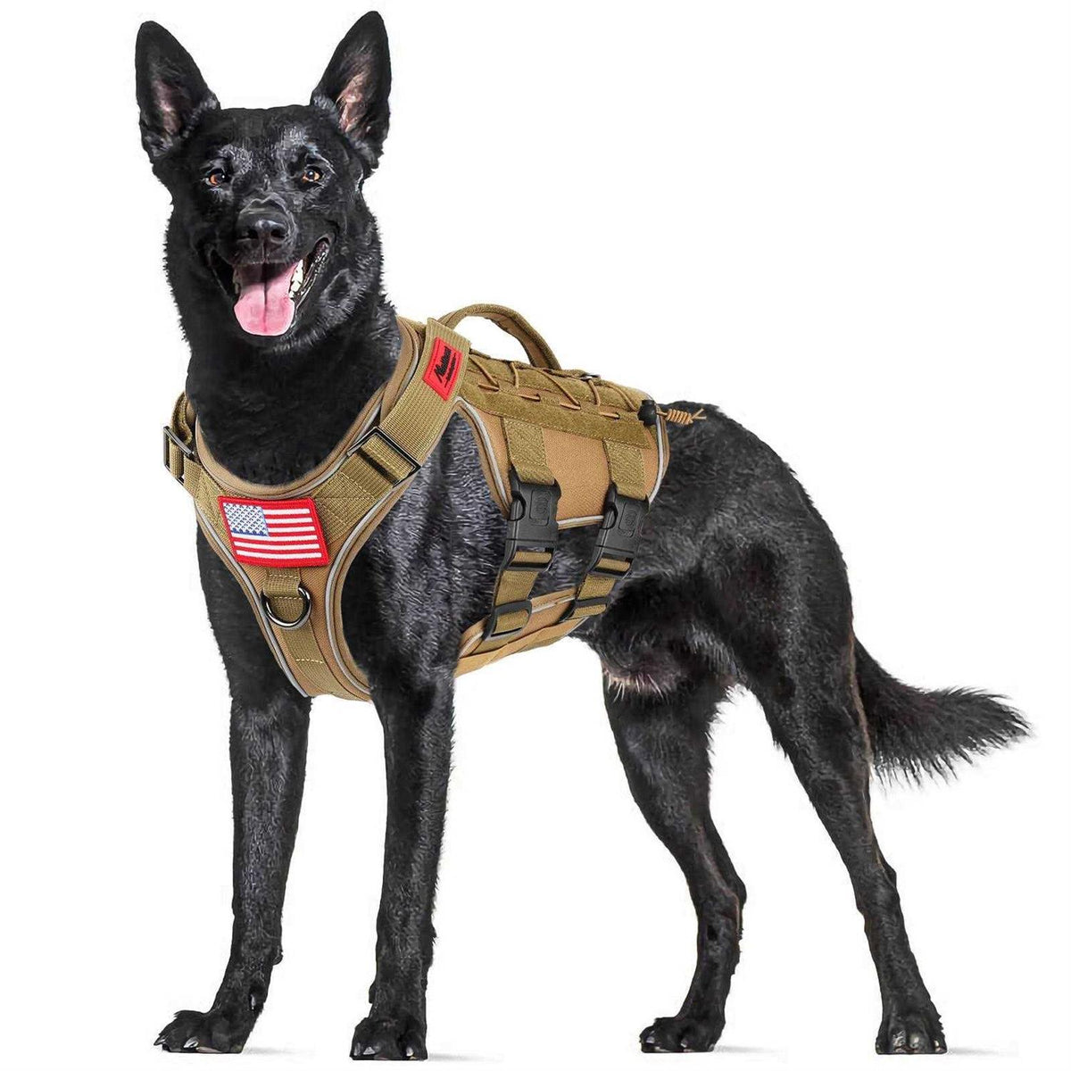 Tactical Dog Harness Reflective No Pull with Handle Z277827