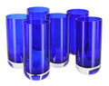 Cobalt Water Glass Set of 6 I686