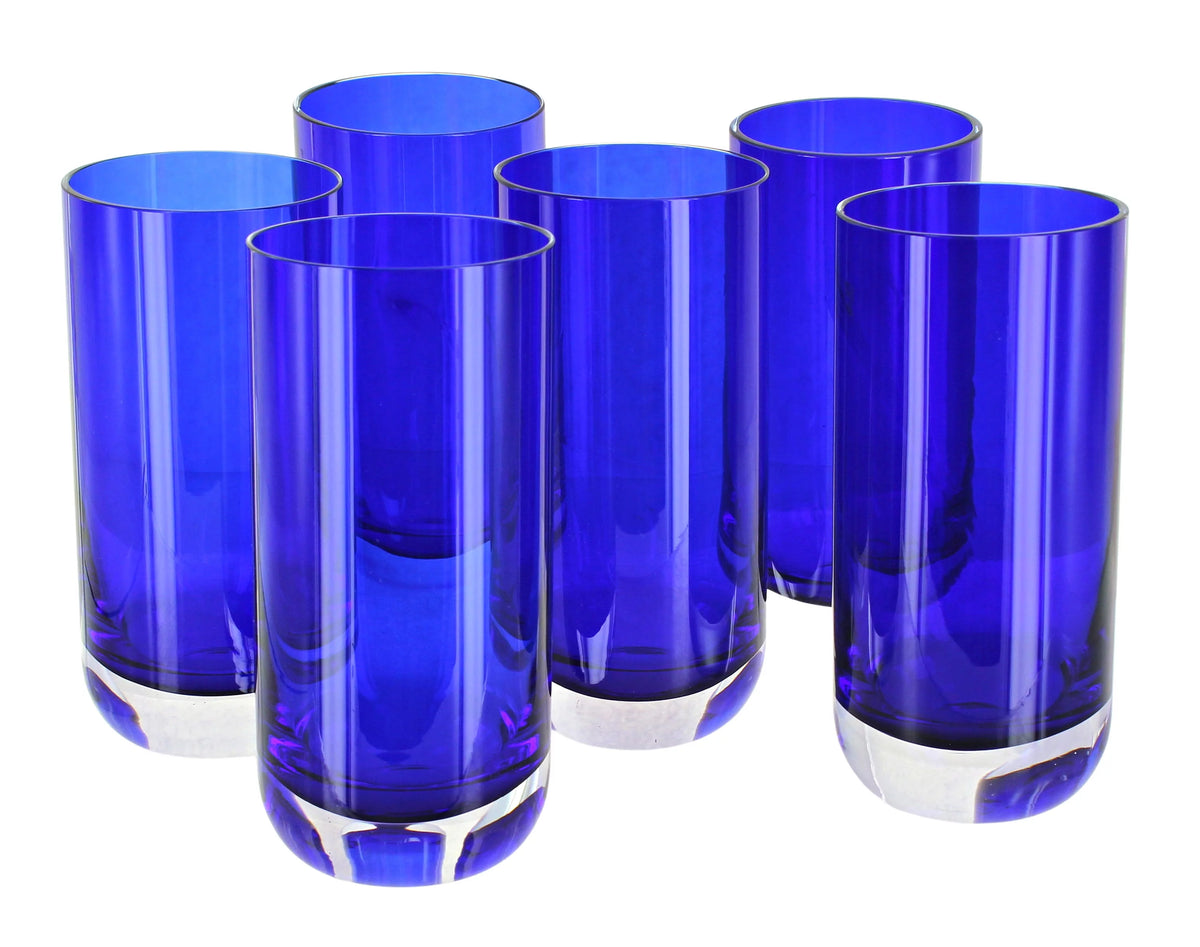 Cobalt Water Glass Set of 6 I686