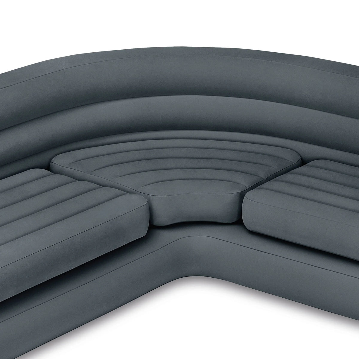 Inflatable Corner Sectional Sofa & Lounge Chair and Ottoman Set W363