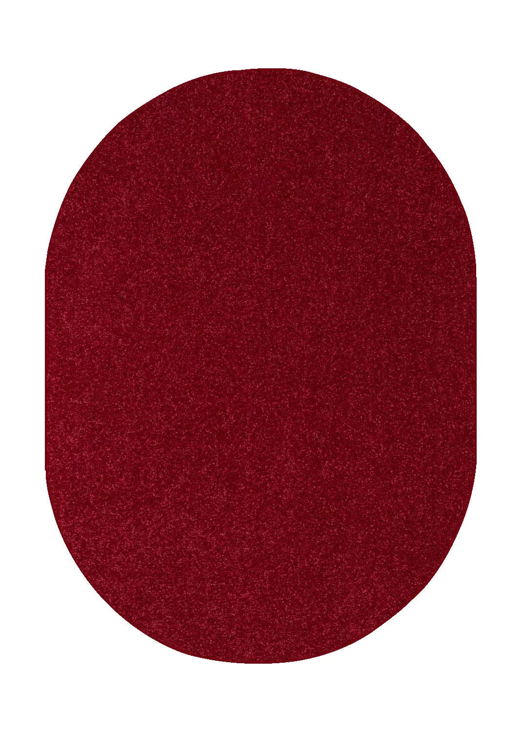 Burgundy 5' x 7' Oval Area Rugs H51160