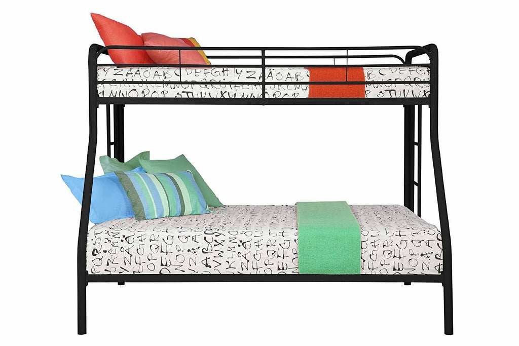 Twin-Over-Full Bunk Bed with Metal Frame and Ladder G809733