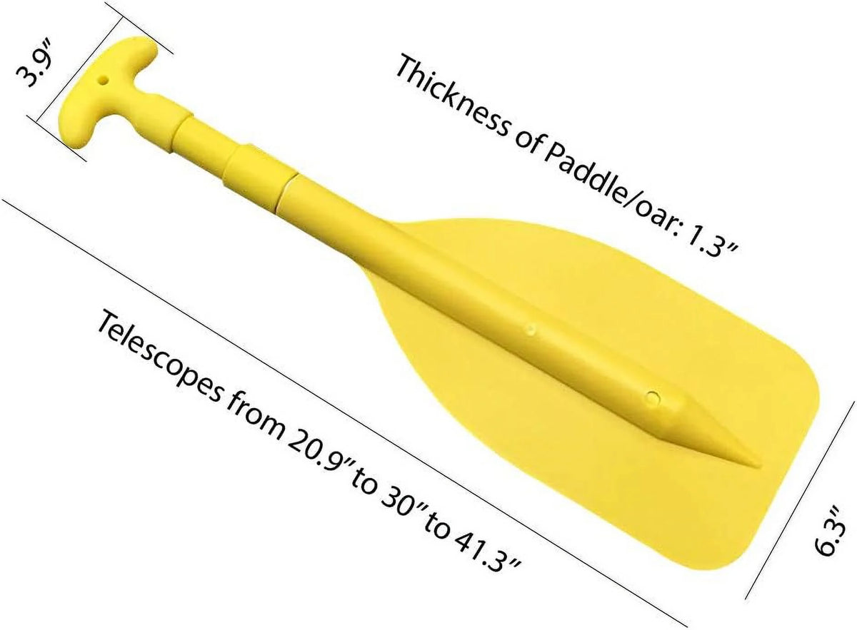 Yellow Telescopic Aluminum Mini Oar Paddle V572