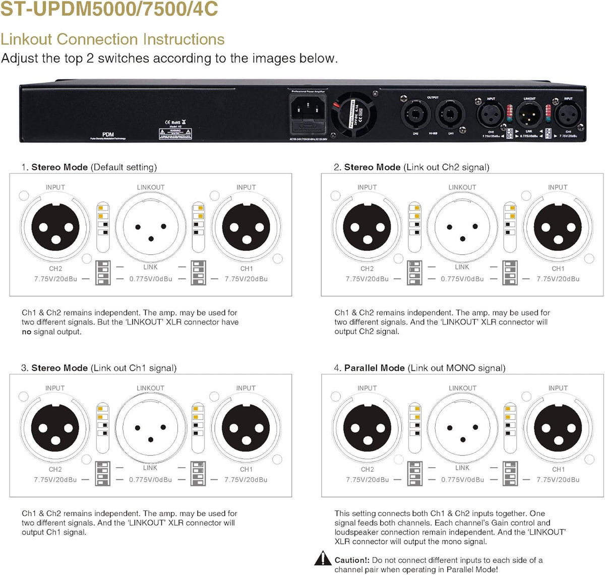 2-Channel Power Amplifier C20564