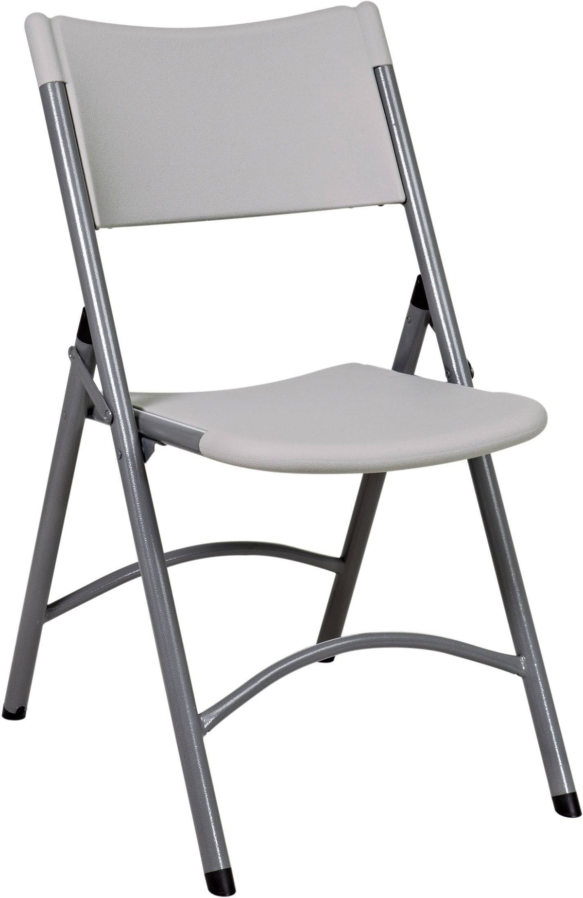 White/Grey Plastic Resin Chair 4 Pack O854