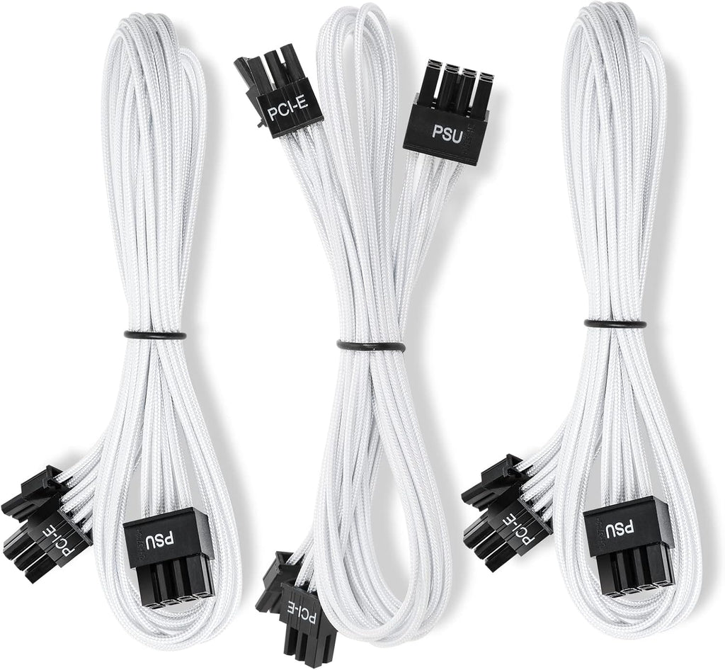 Mod White Sleeved Modular PSU Cable Set G6761