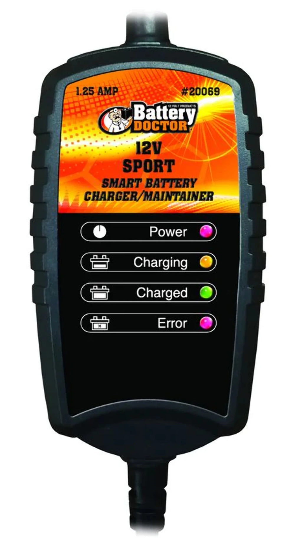 12V 1.25 AMP Smart Automatic Battery Charger and Maintainer A714