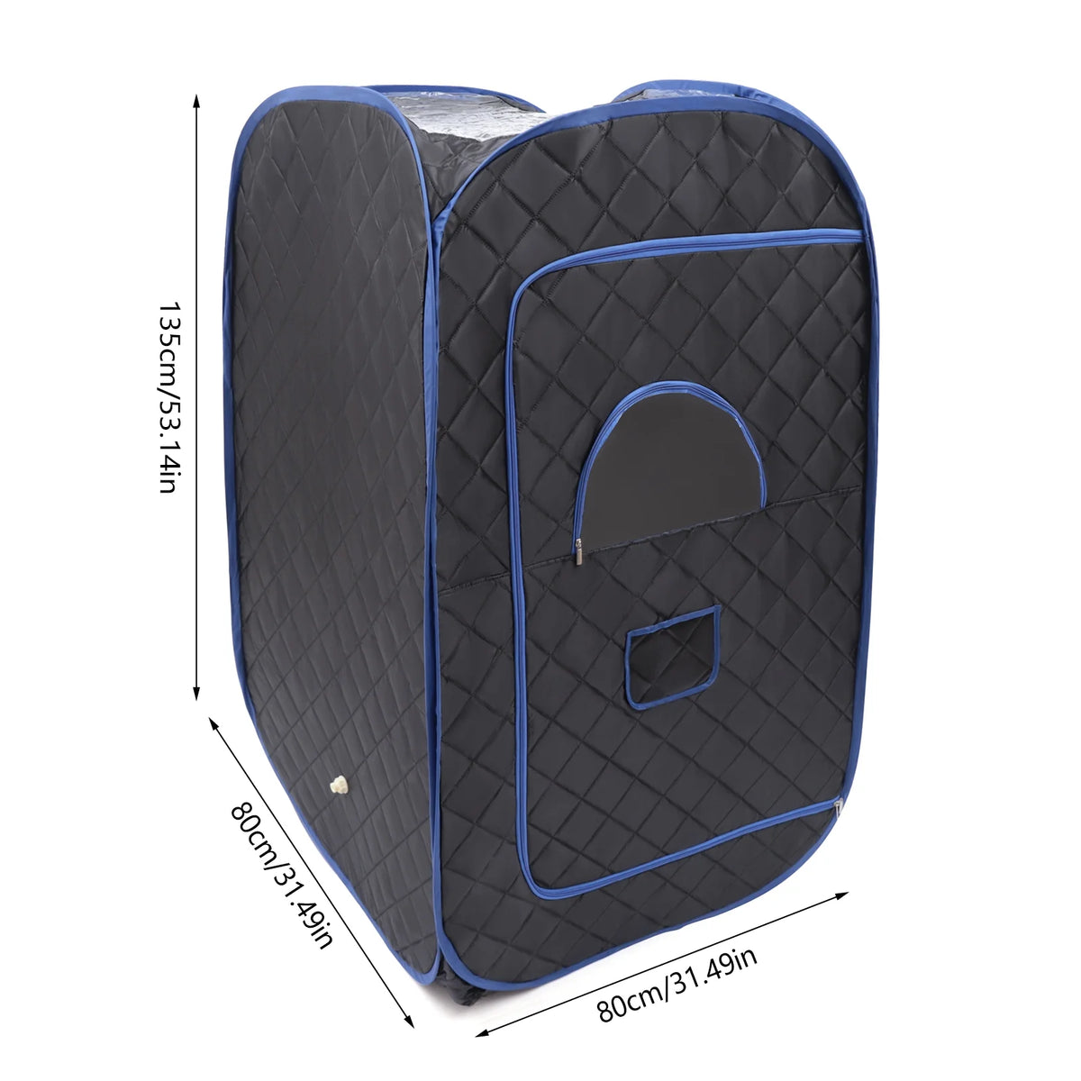 Portable Steam Sauna Tent with 2L Steamer, 99 Minute Timer, Remote Control, Chair, 135CM R566