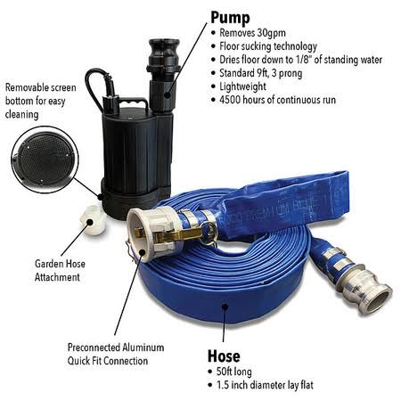 7 Piece Flood Pump Kit U49439