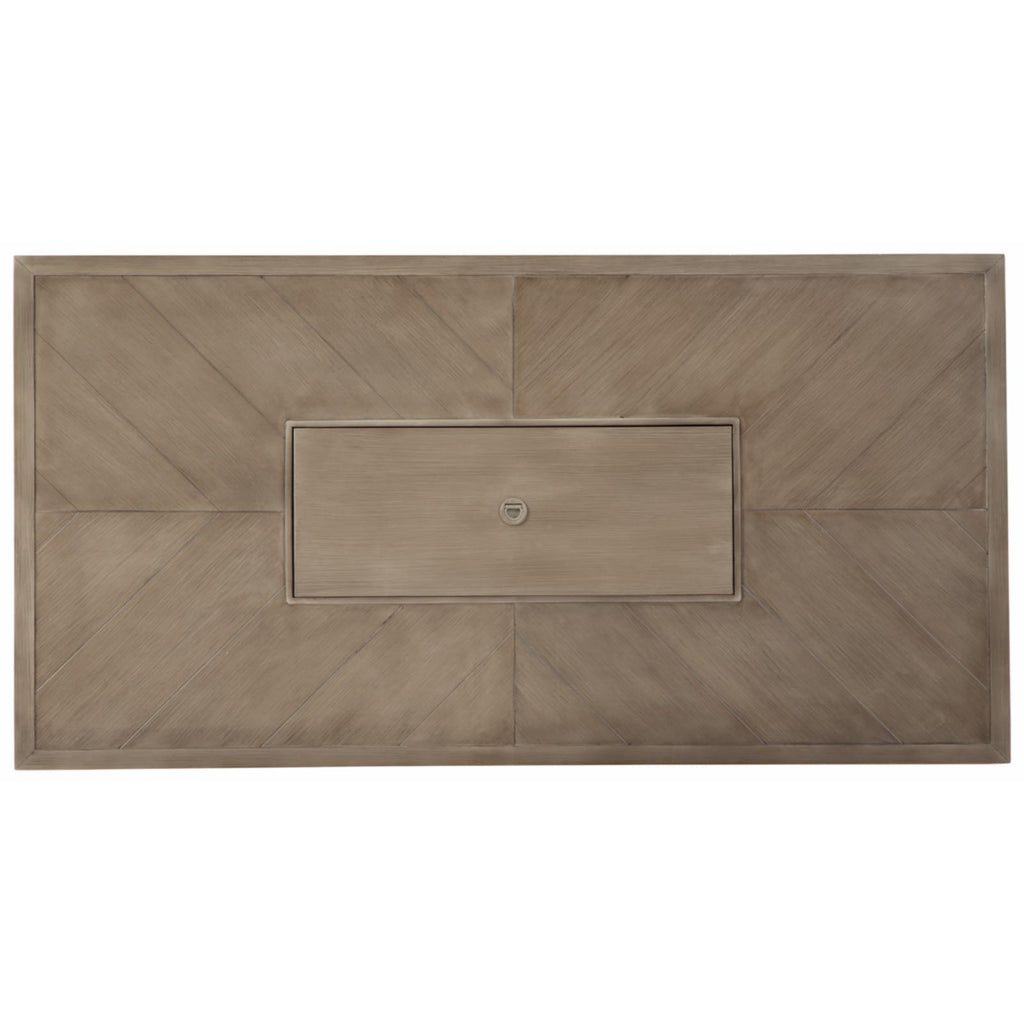 Rectangular Fire Pit Table in Beige X30405