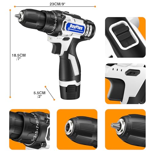 Electric Spin Scrubber Handheld, 2 Speed, with 9 Brush Heads, 450RPM Battery Power Scrubber Waterproof, 3.0Ah Battery and Charger R409