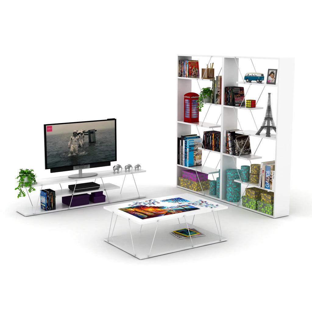 5 Tier Modern Bookshelf A540