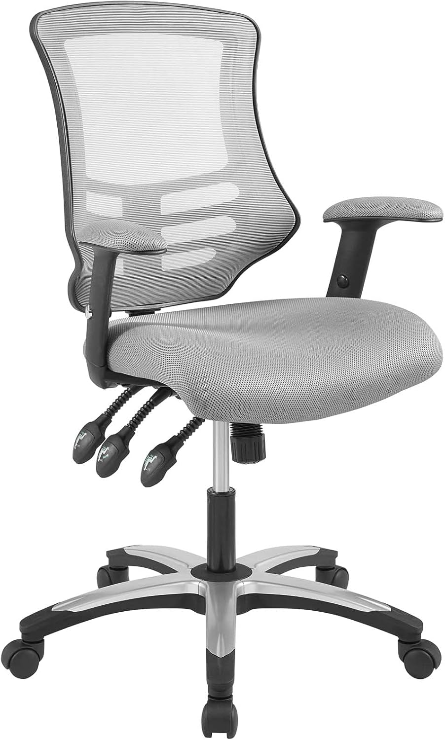 Black Mesh Adjustable Computer Desk Office Chair K469804